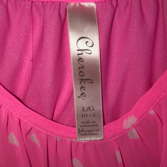 Pink polka dot tank top - Picture 3 of 3